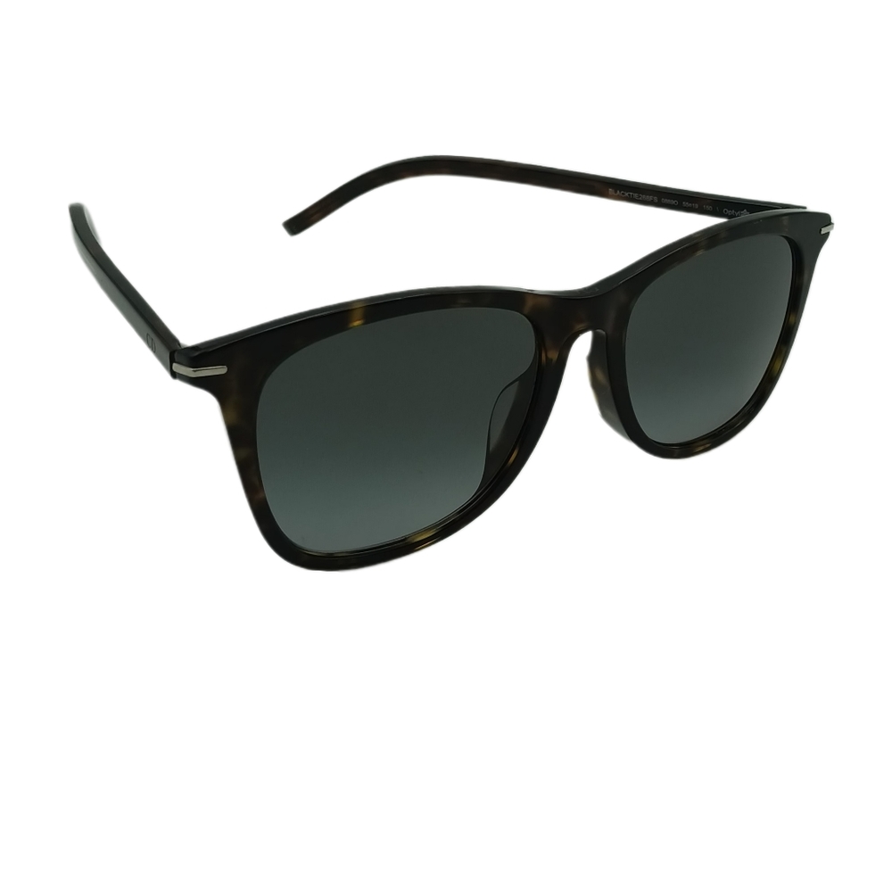 Mens Christian Dior Homme Blacktie268FS 086/9O Sunglasses Havana/Grey Lens 55mm